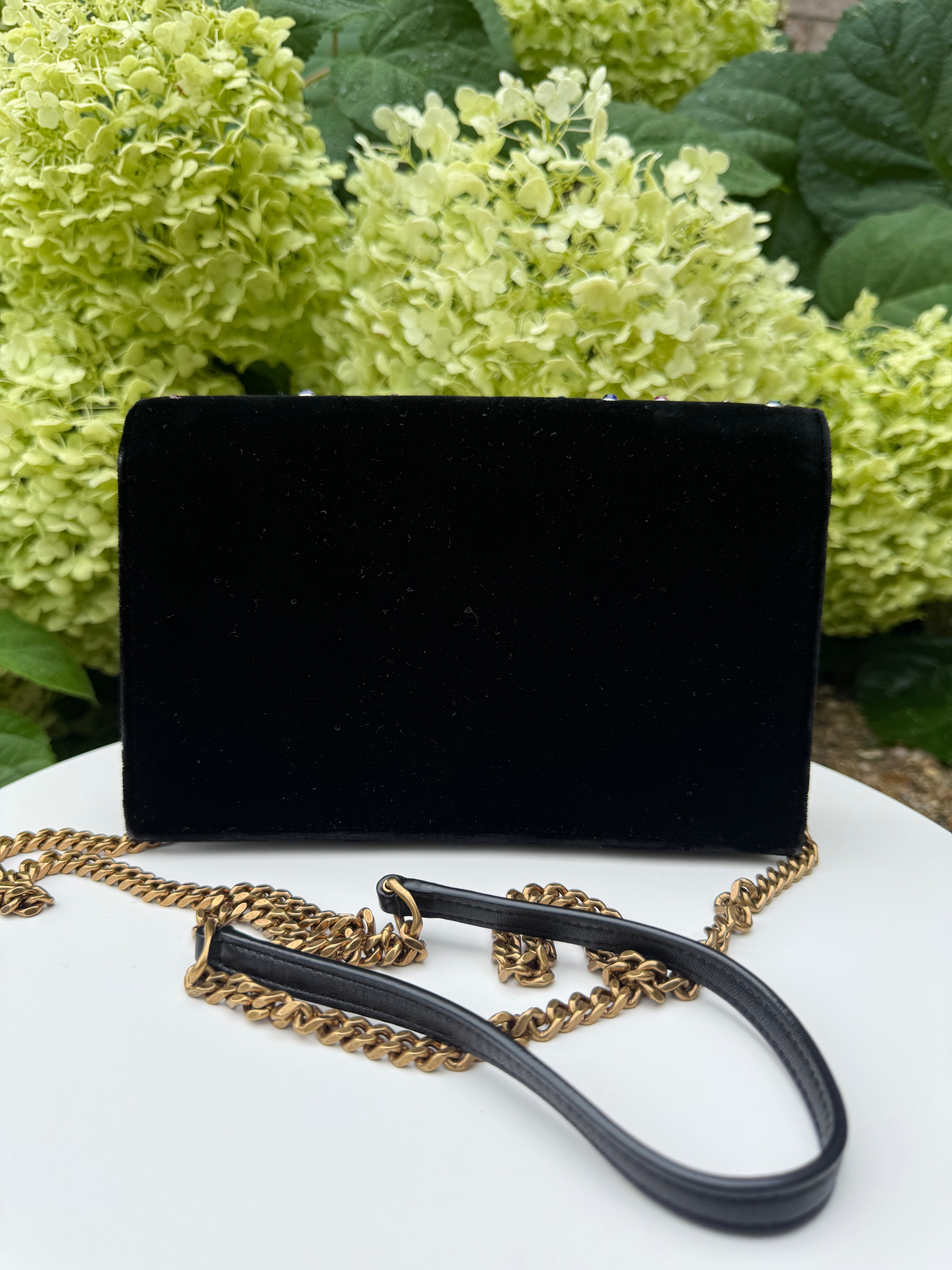 YSL Rhinestone Velvet