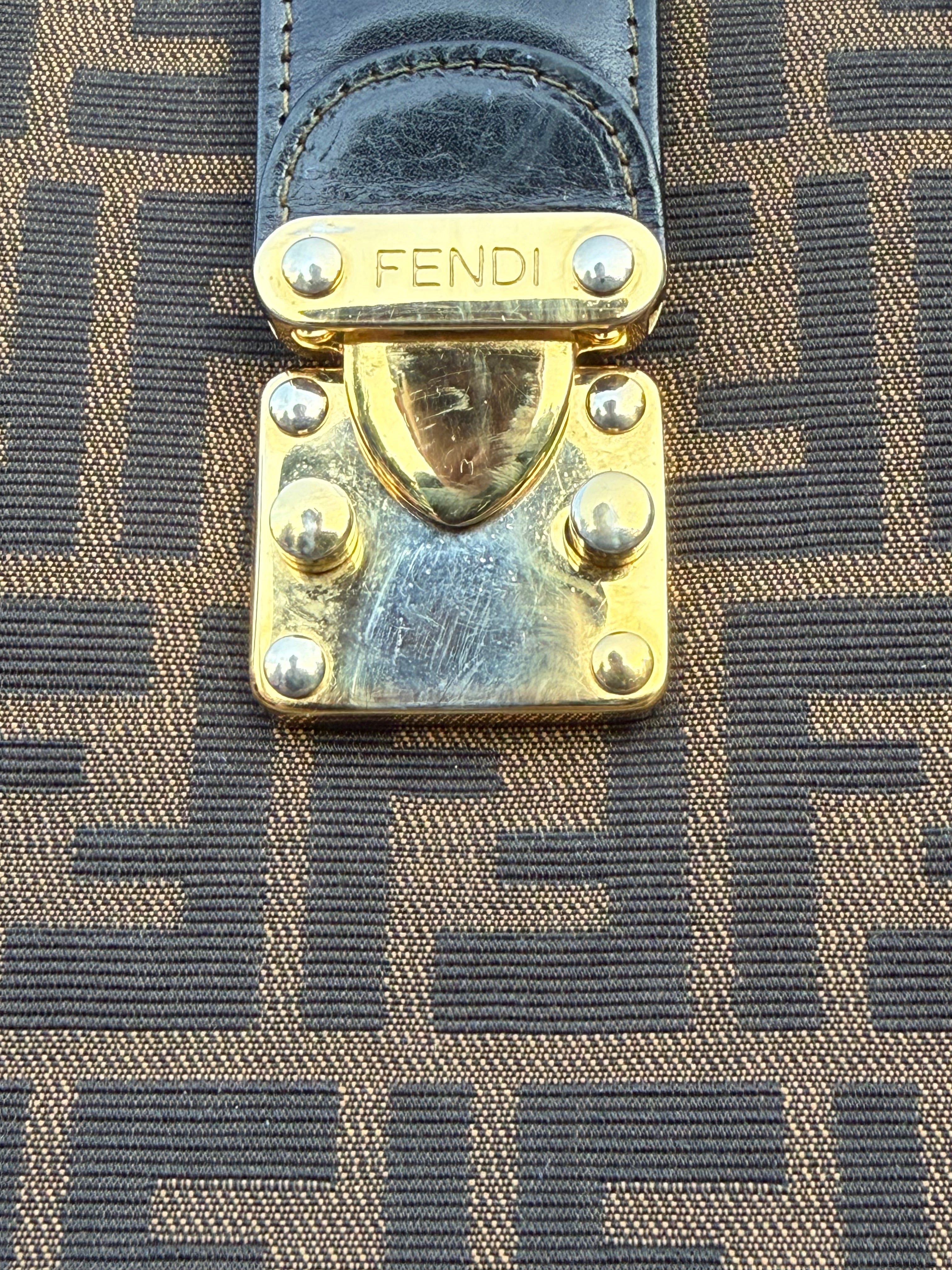 Fendi zucca top handle