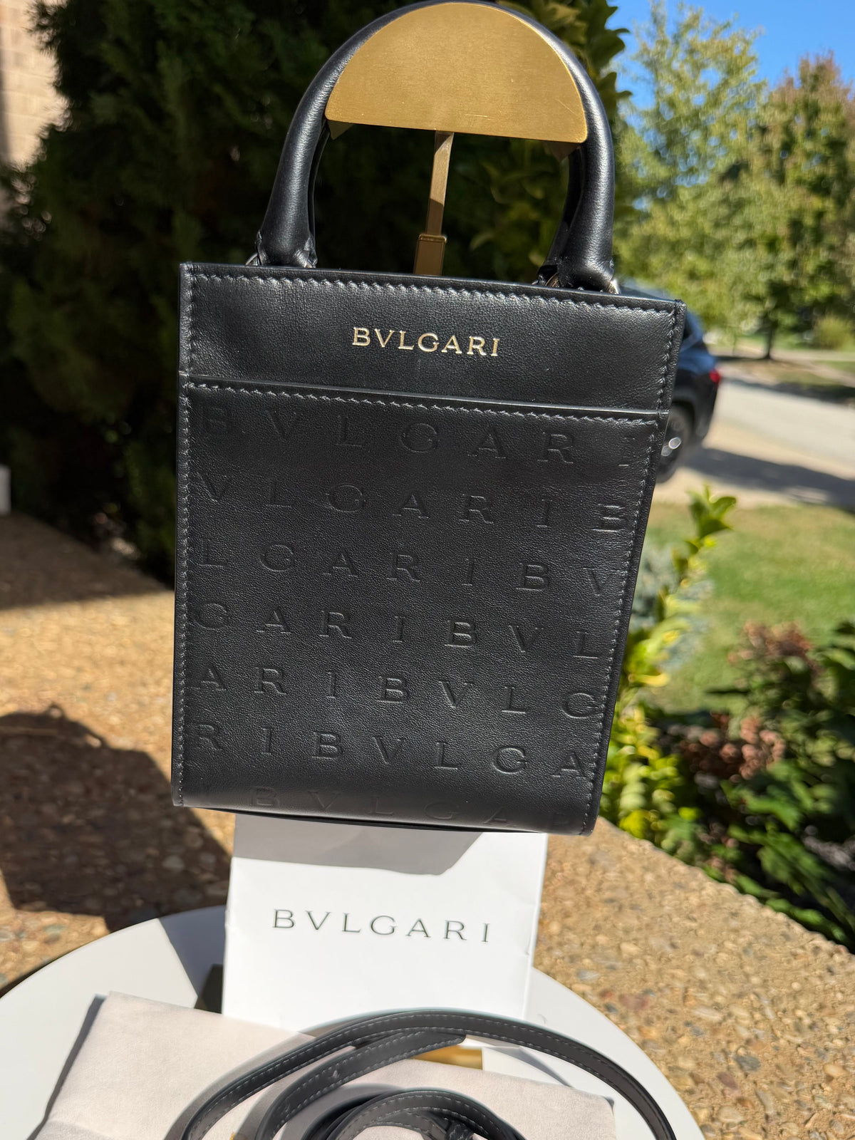 Bvlgari Top Handle Black