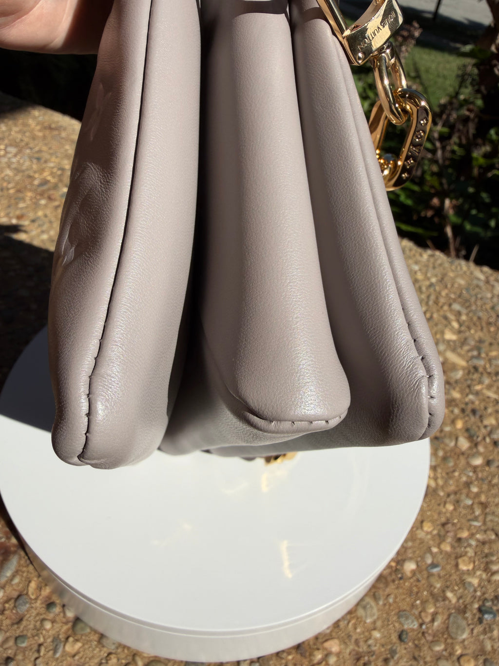 Louis Vuitton Greige Coussin PM