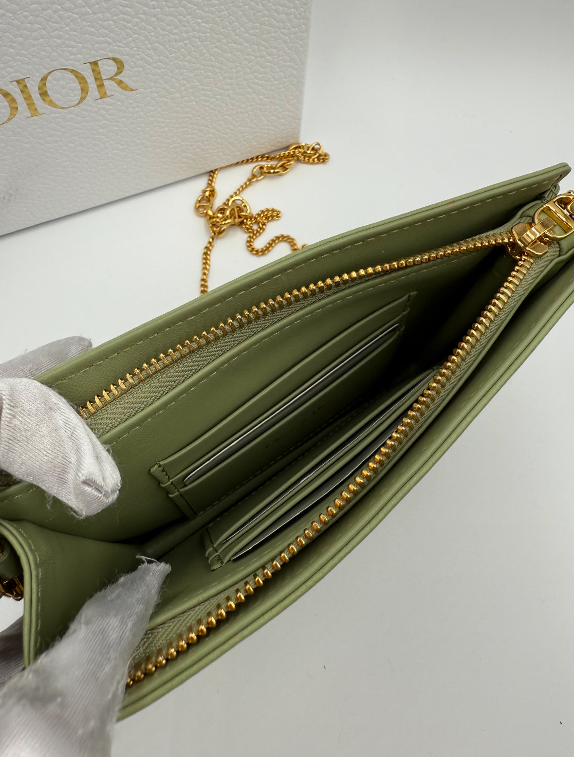 Dior Caro Zippered Pouch
