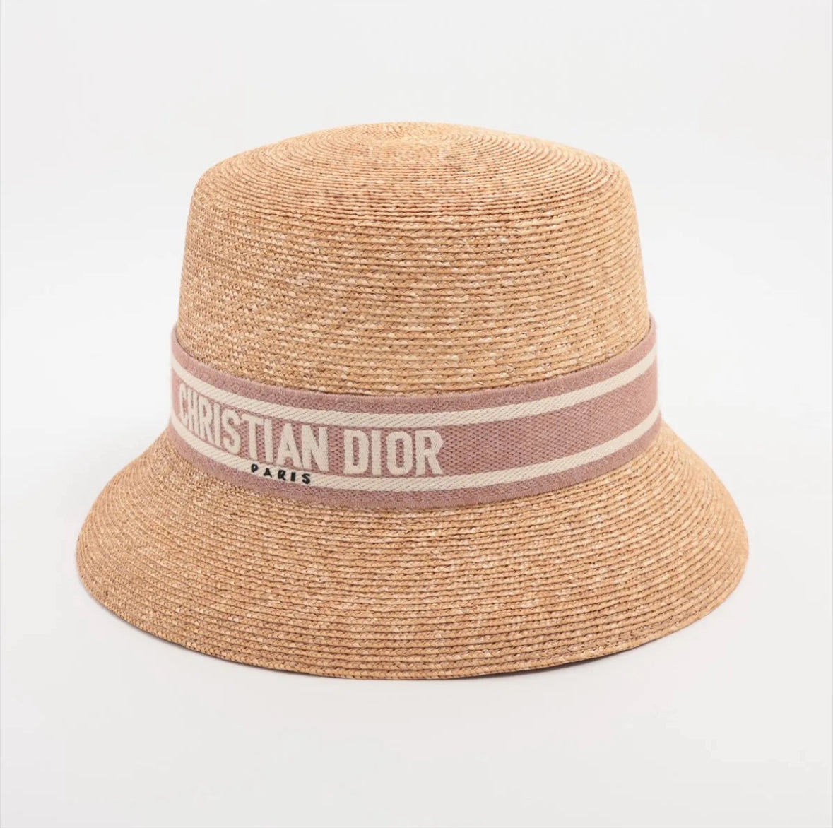 Christian Dior Straw Bucket Hat