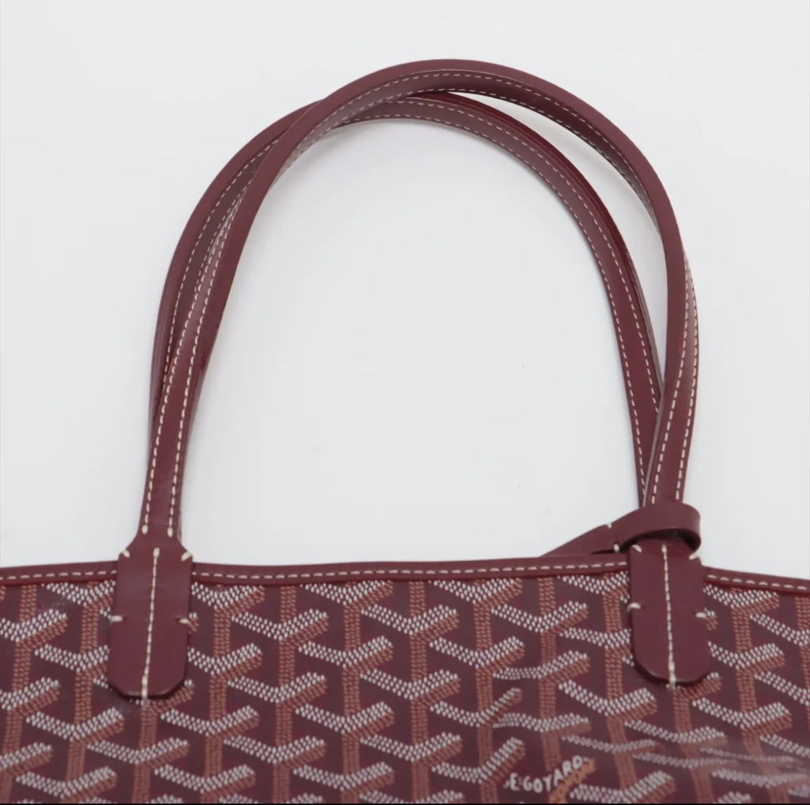 Goyard Saint Louis PM Bordeaux Tote Bag
