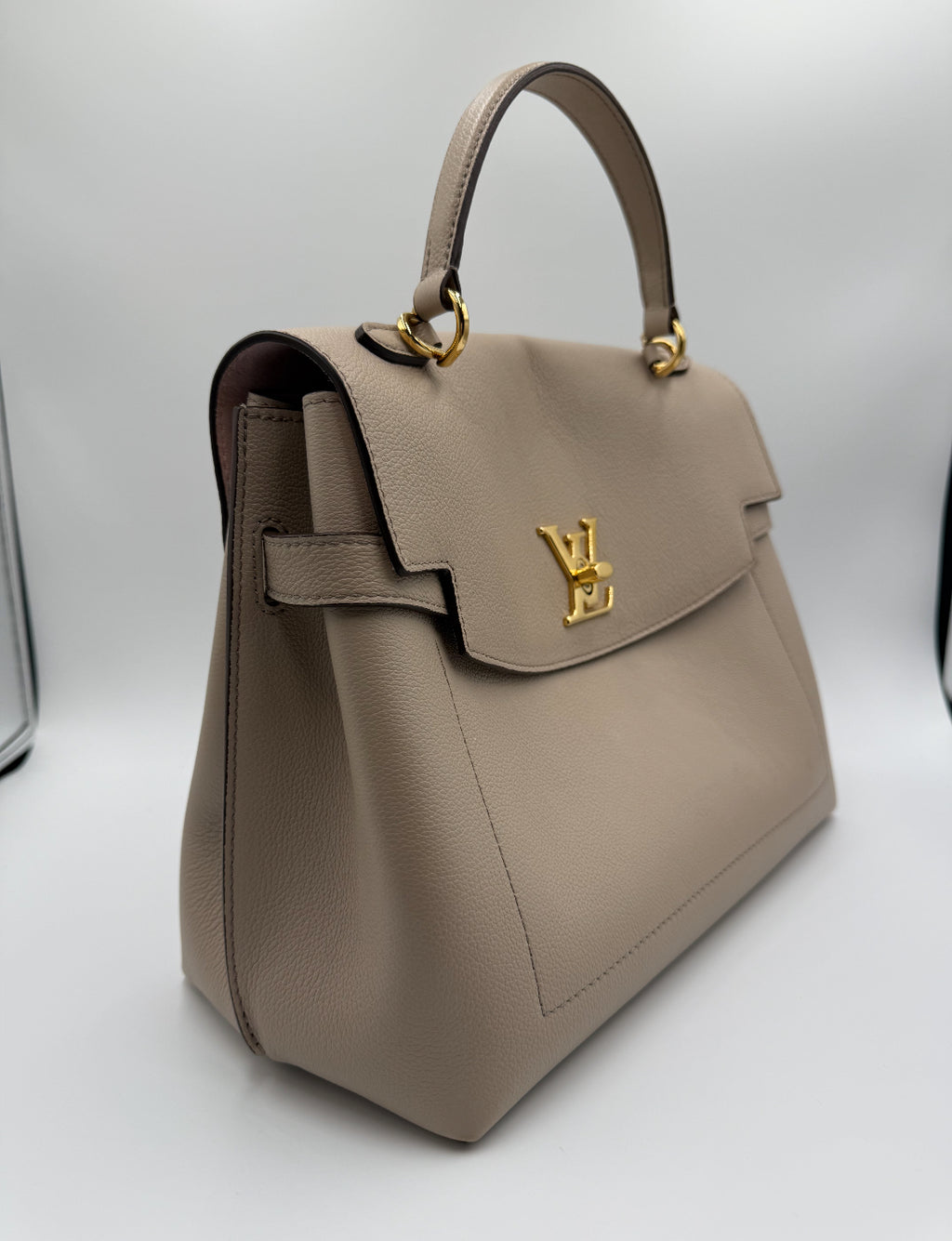 Louis Vuitton Lockme Ever Greige Handbag