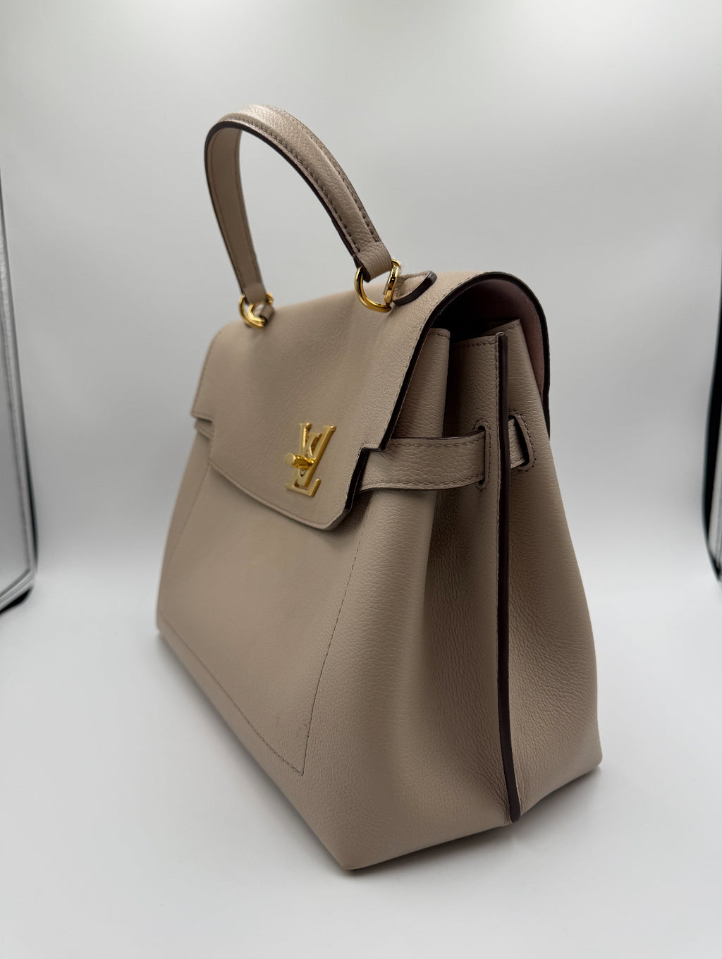 Louis Vuitton Lockme Ever Greige Handbag