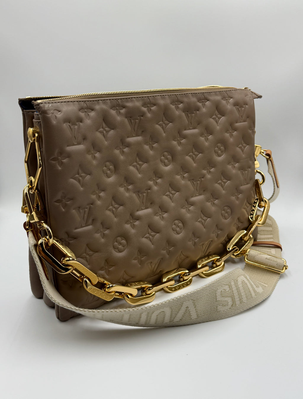 Louis Vuitton Monogram Embossed  Coussin PM Shoulder Bag