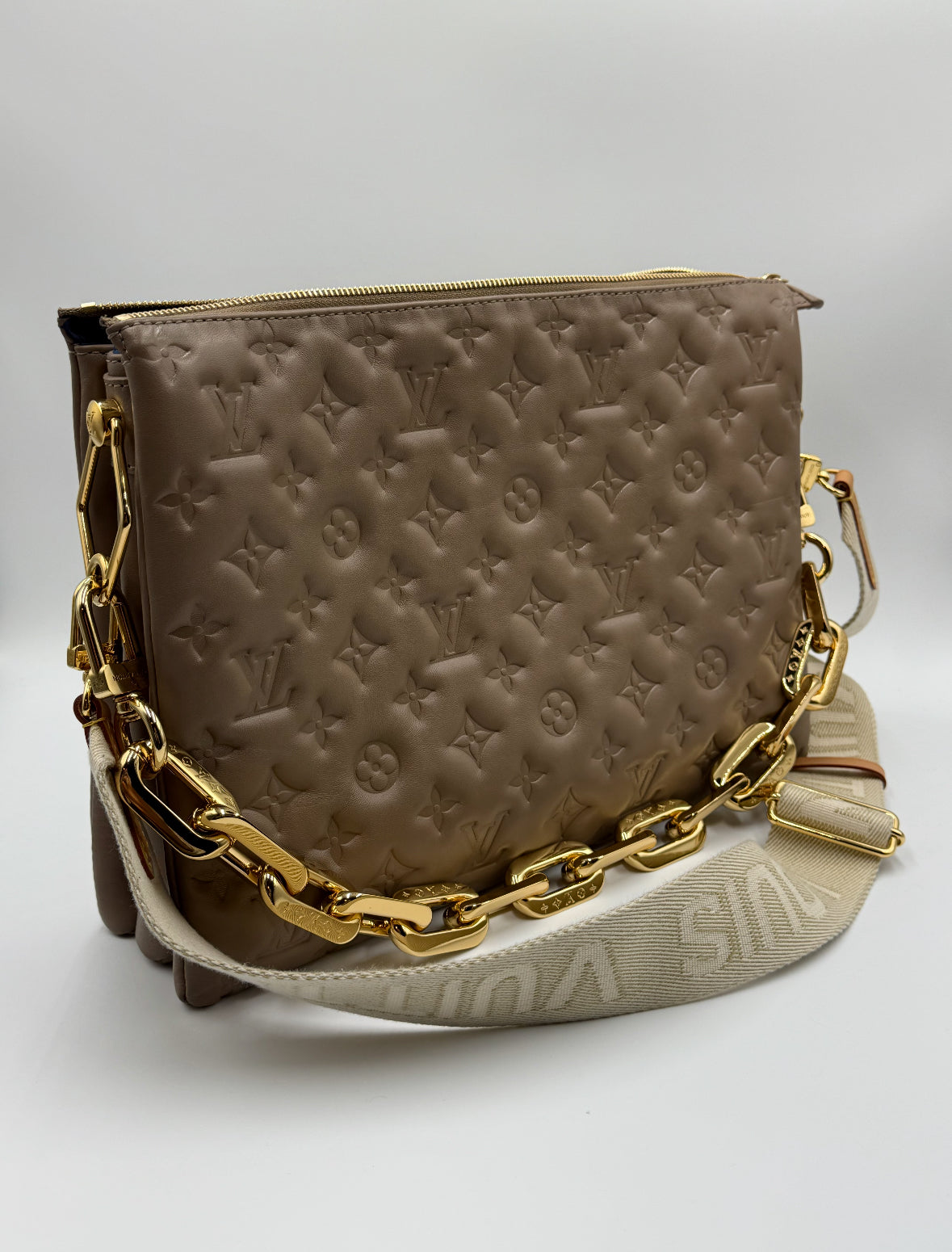 Louis Vuitton Monogram Embossed  Coussin PM Shoulder Bag