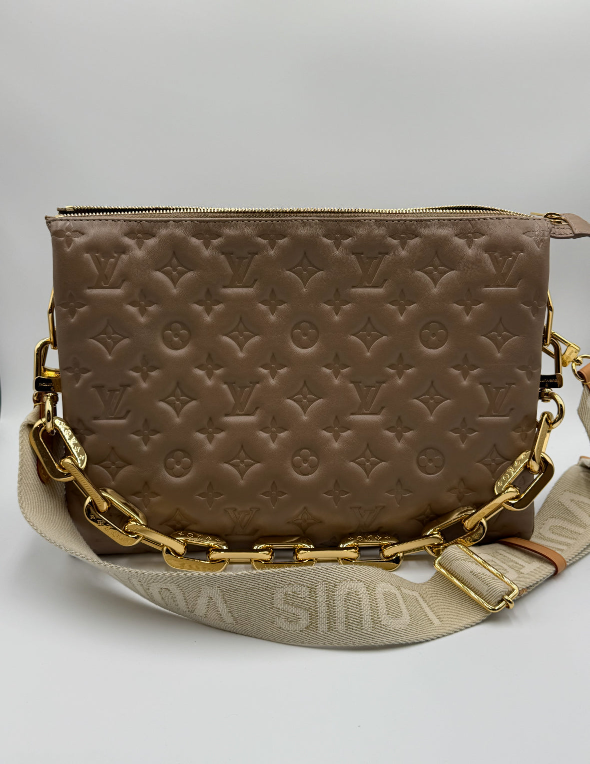 Louis Vuitton Monogram Embossed  Coussin PM Shoulder Bag